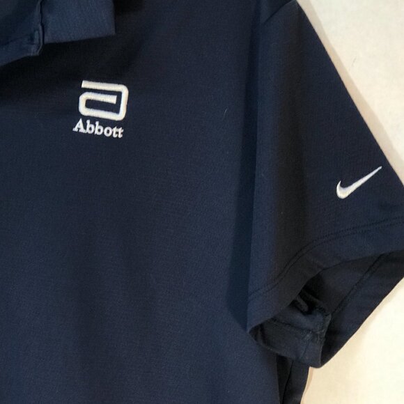 NIKE Golf Polo Button Up Fitness Athletic Resort Short Sleeve Golfing Tee - Picture 3 of 5